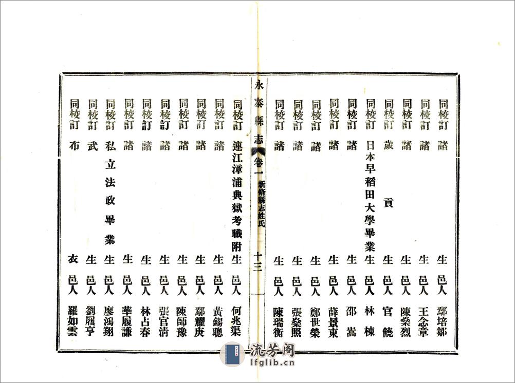 永泰县志（民国） - 第15页预览图