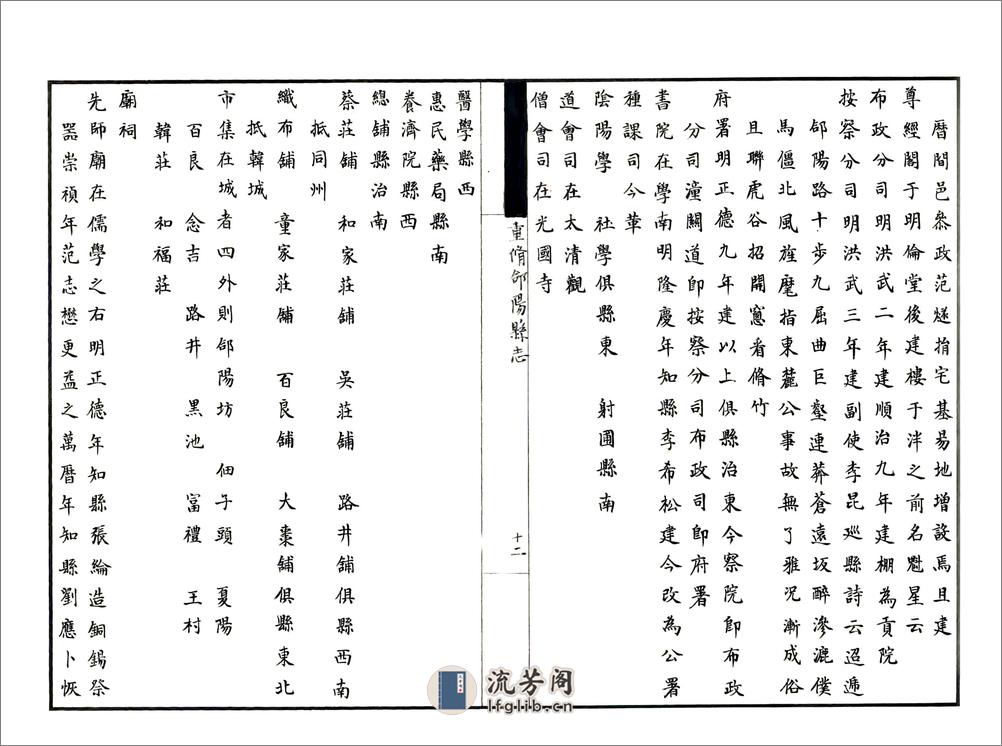 重修合阳县志（顺治民国抄本） - 第14页预览图