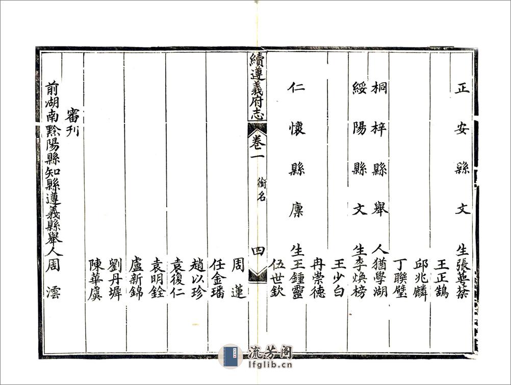 续遵义府志（民国） - 第8页预览图