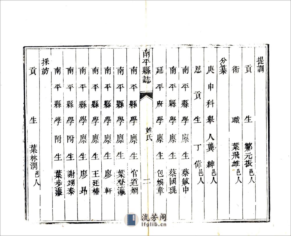 南平县志（嘉庆）卷00-21 - 第10页预览图