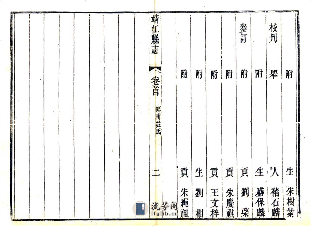 靖江县志（光绪） - 第15页预览图