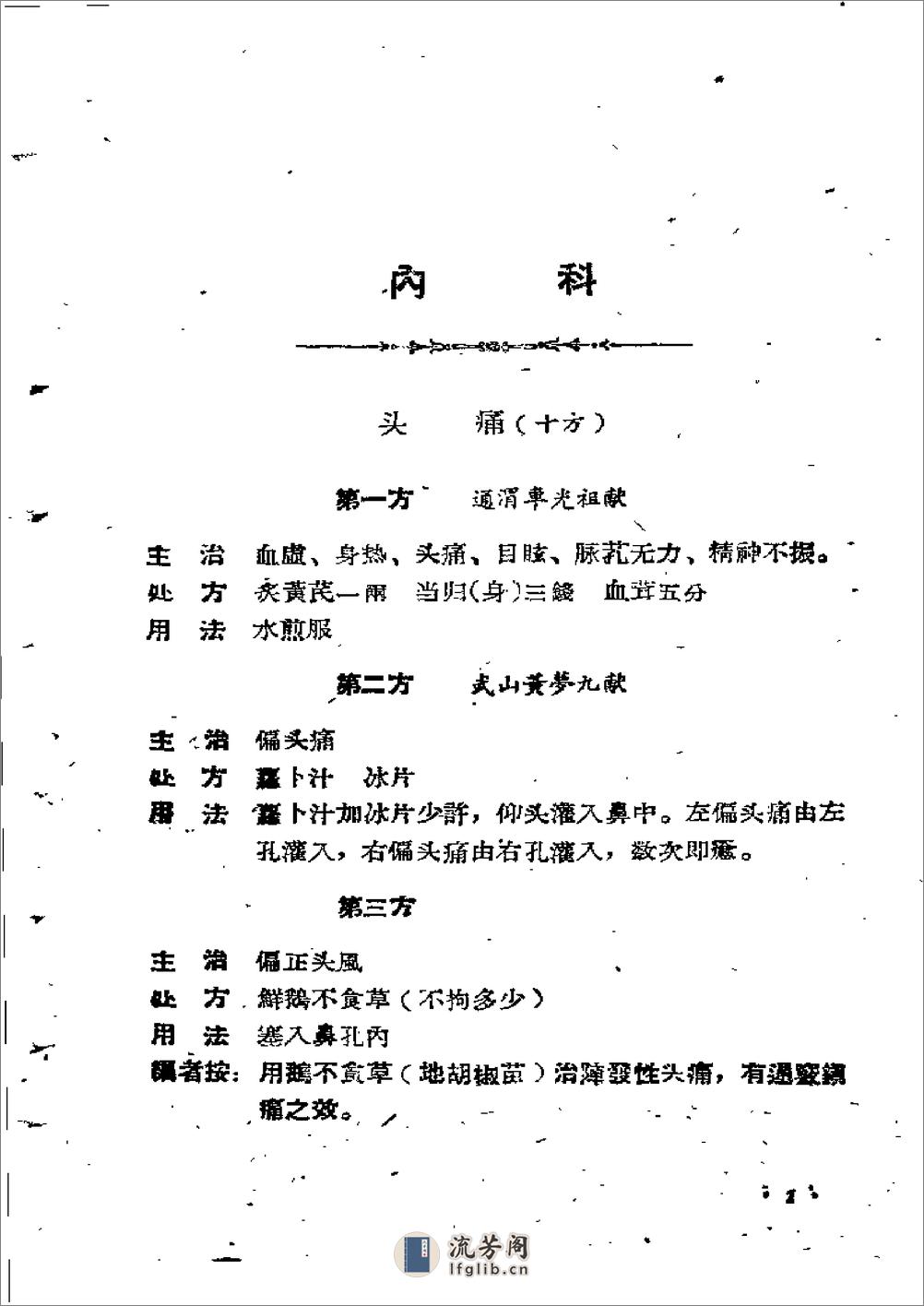 甘肃1959中医验方集锦  第一集 - 第6页预览图