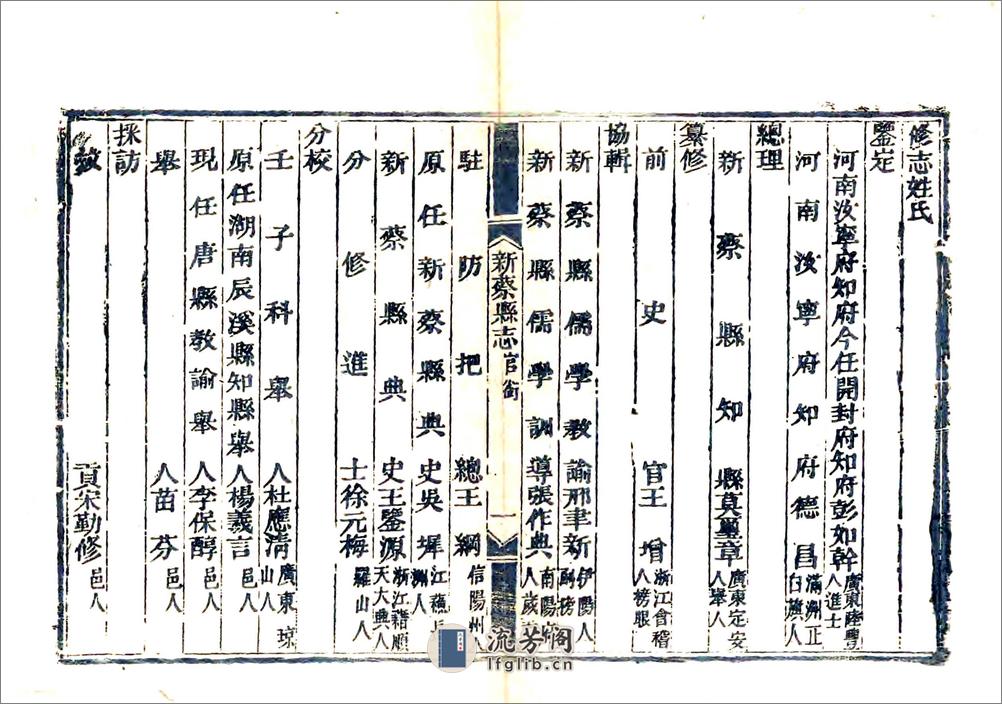 新蔡县志（乾隆） - 第20页预览图