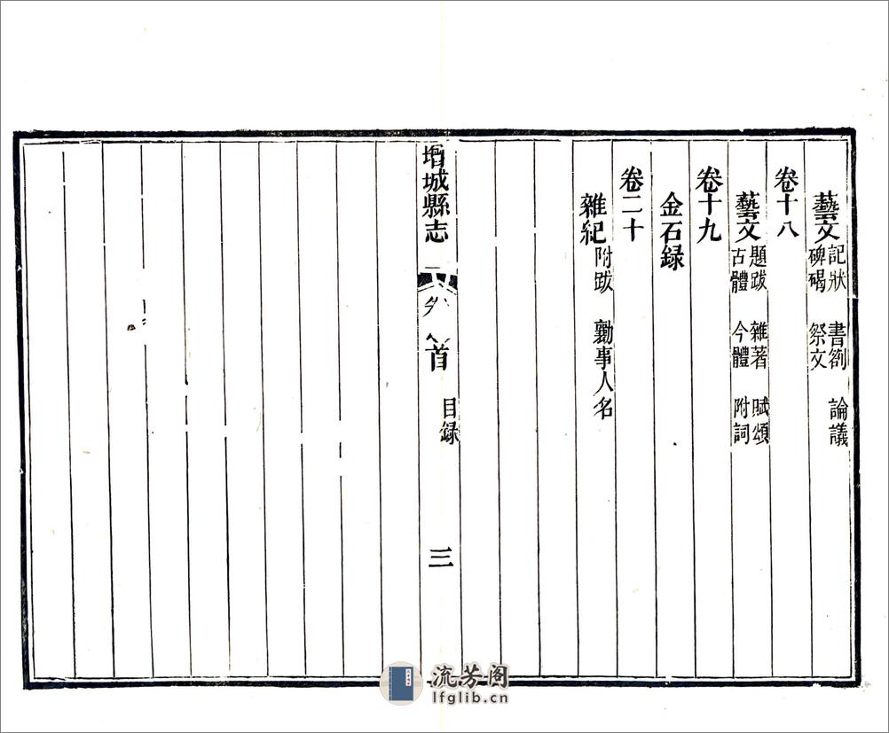 增城县志（嘉庆同治增刻本） - 第19页预览图