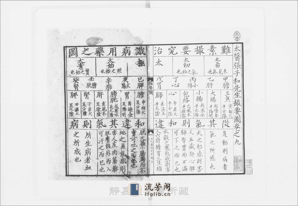 太医张子和先生儒门事亲.零本.金张从正撰.南宋刊.1帖 - 第4页预览图