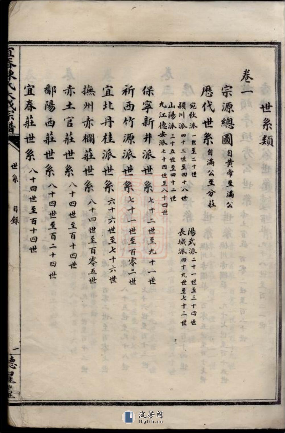 宜春陈氏大成宗谱：二十四卷，首六卷：[江西宜春] - 第17页预览图