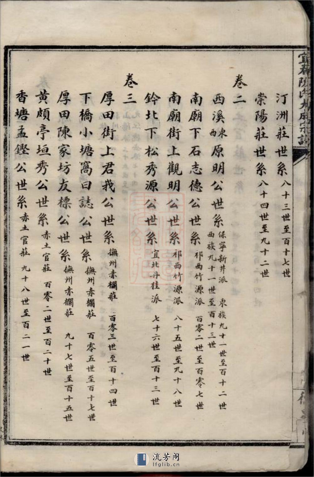 宜春陈氏大成宗谱：二十四卷，首六卷：[江西宜春] - 第18页预览图