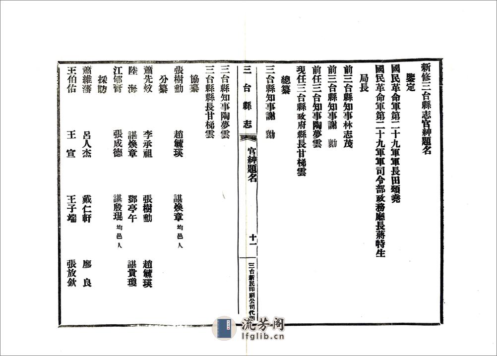 三台县志（民国） - 第13页预览图