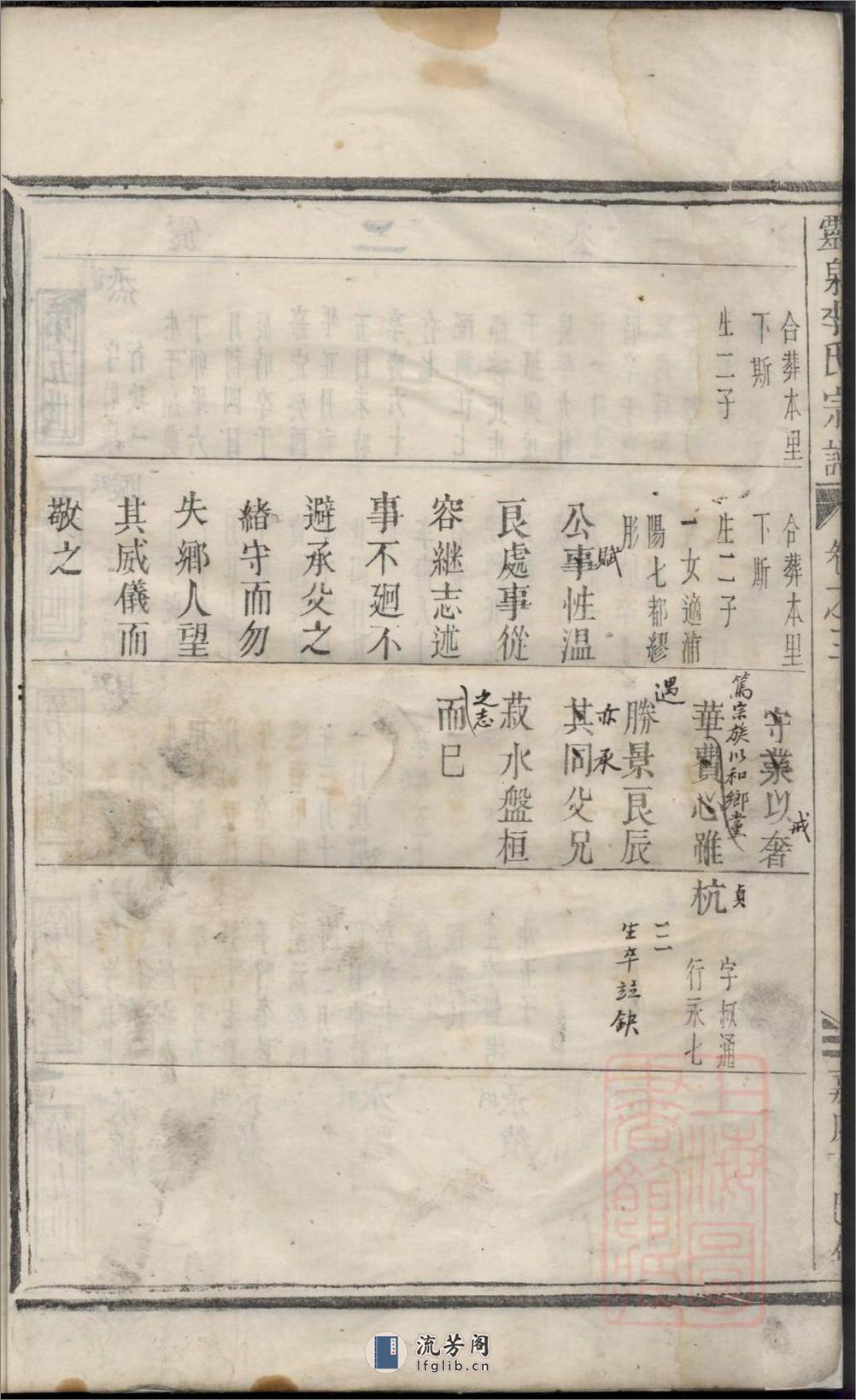 灵泉李氏宗谱_001 - 第11页预览图