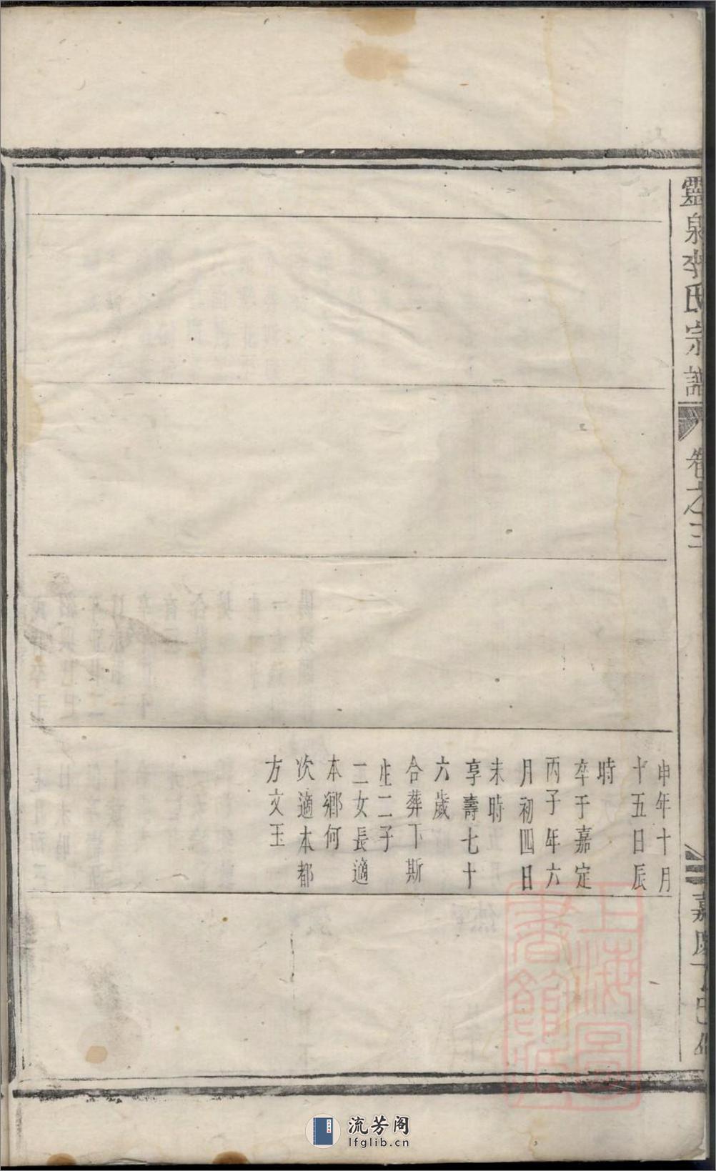 灵泉李氏宗谱_001 - 第9页预览图