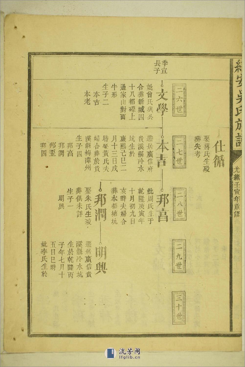 绥安吴氏族谱：共4卷 - 第12页预览图