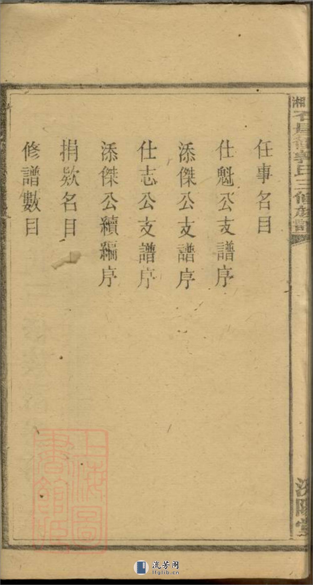 上湘大育乡石屋冲郭氏三修族谱：十卷，首二卷：[湘乡] - 第20页预览图
