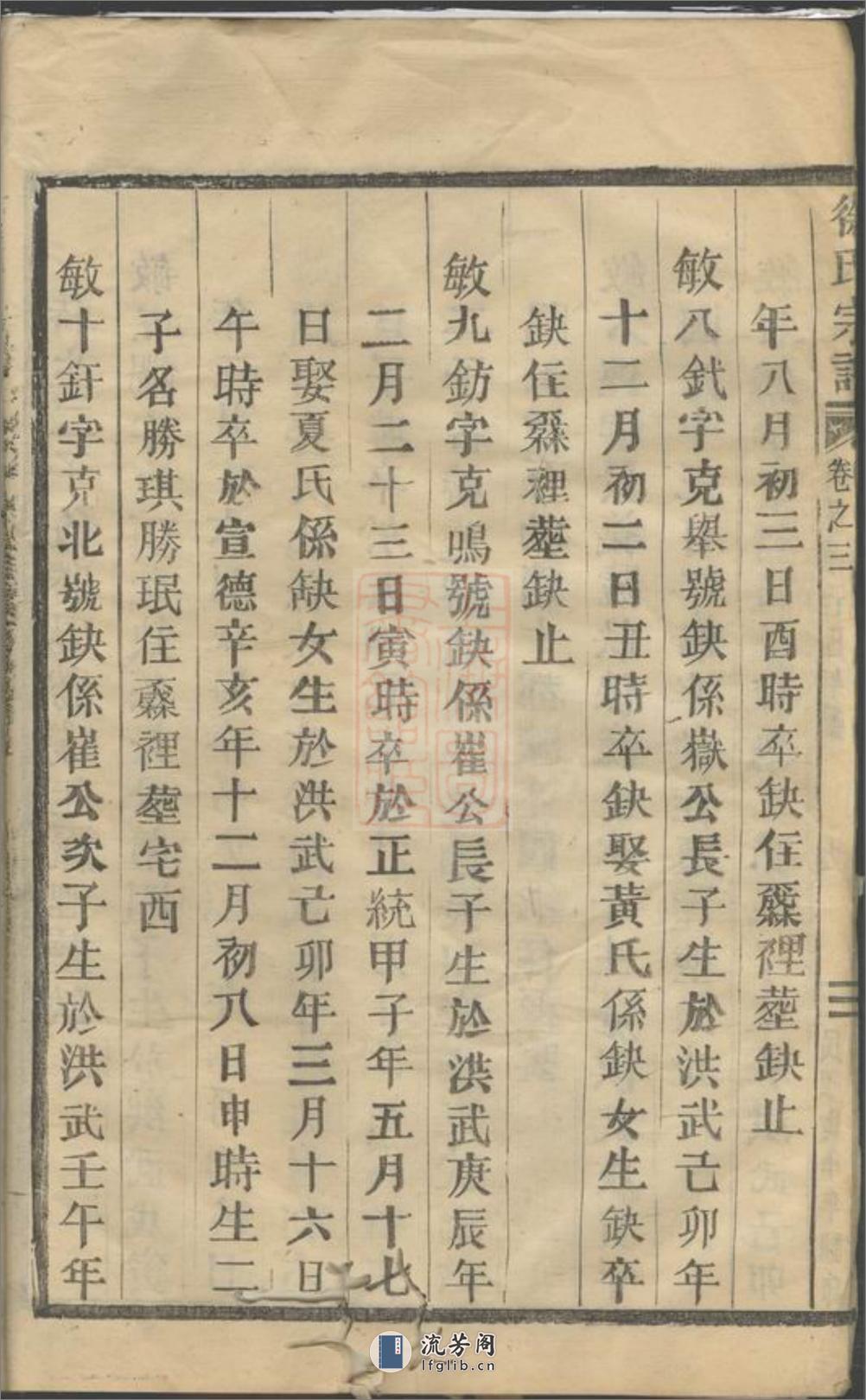 徐氏宗谱：[永康] - 第16页预览图